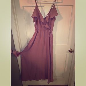 Mauve maxi dress